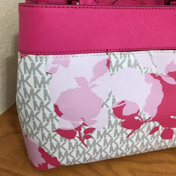 ➕ Michael Kors Hailee Medium Satchel granita Pink - Picture 5 of 8